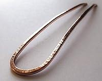 Algopix Similar Product 19 - Simple Hammered Hair ForkCopper Hair