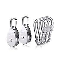 Algopix Similar Product 10 - 2pcs M25 Single Pulley Block with 3pcs