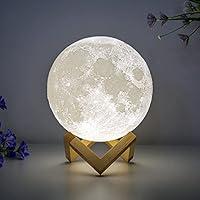 Algopix Similar Product 5 - BRIGHTWORLD Moon Lamp Moon Night Light