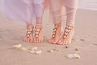 Algopix Similar Product 13 - Seashell barefoot sandals Kid girl