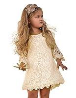Algopix Similar Product 17 - APRIL GIRL Flower Girl Dress Lace