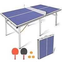 Algopix Similar Product 1 - Petfu Ping Pong TableFoldablePortable