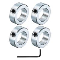 Algopix Similar Product 13 - uxcell 4pcs Set Screw Shaft Collars