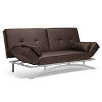 Algopix Similar Product 16 - Baxton Studio Sawyer Modern Futon, Brown