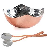 Algopix Similar Product 3 - Salad Bowl with Servers  3 Pc Set 