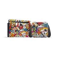 Algopix Similar Product 20 - Pastel Splash  Nintendo Switch Sticker