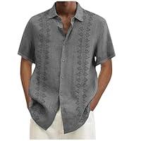 Algopix Similar Product 8 - Mens Hawaiian Short Sleeve Shirts