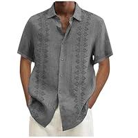 Algopix Similar Product 2 - Mens Hawaiian Short Sleeve Shirts