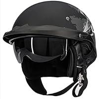 Algopix Similar Product 5 - ILM Half Helmet 34 Open Face