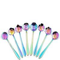 Algopix Similar Product 10 - Flower Spoon Set niceEshop Stainless