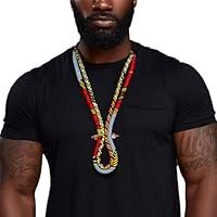 Algopix Similar Product 2 - Mens African Necklace  Mens Ketepa