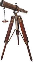 Algopix Similar Product 8 - Vintage Brass Telescope with Tripod