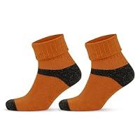 Algopix Similar Product 2 - GoWith 2 Pairs Alpaca Wool Socks for