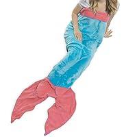 Algopix Similar Product 17 - Silver Lilly Mermaid Tail Blanket