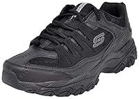 Algopix Similar Product 11 - Skechers Mens Afterburn Laceup