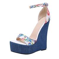 Algopix Similar Product 18 - Women High Heels Platform Sandals Open