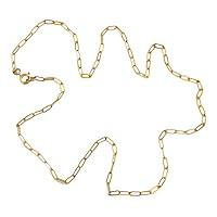 Algopix Similar Product 20 - Gold Paperclip Chain Necklace Dainty