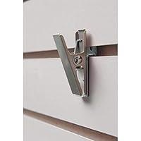Algopix Similar Product 7 - NAHANCO SW122 Slatwall Clip  Brushed