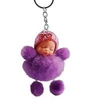 Algopix Similar Product 2 - callm Cute Sleeping Baby Bowtie Fluffy