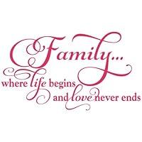 Algopix Similar Product 19 - Family Where Life Begins and Love Never
