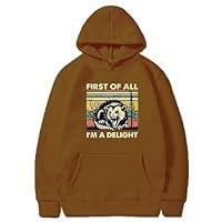 Algopix Similar Product 9 - NUFR First Of All I m A Delight Hoodie