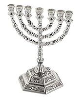 Algopix Similar Product 16 - Holy Land Gifts 4338 Menorah 12 Tribes