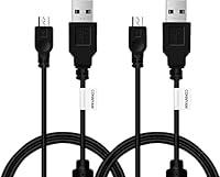 Algopix Similar Product 12 - 2 Pack 10ft PS4 Controller Charging