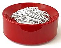 Algopix Similar Product 20 - Red Clipwell Magnetic Paper Clip Holder