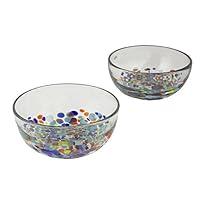 Algopix Similar Product 11 - NOVICA Hand Blown Multicolor Glass