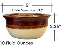 Algopix Similar Product 2 - Porcelain Ceramic Onion Soup Crock