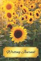 Algopix Similar Product 9 - Writing Journal Sunflower Notebook For