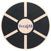 Algopix Similar Product 4 - Yes4All Versatile Wooden Wobble Balance