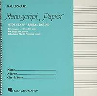 Algopix Similar Product 1 - Wide Staff Wirebound Manuscript Paper