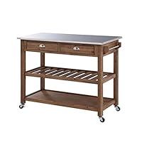 Algopix Similar Product 17 - Boraam Sonoma Kitchen Cart Barnwood