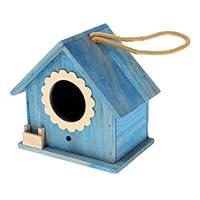 Algopix Similar Product 15 - Wooden Hanging Bird House Nest