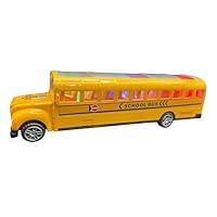 Algopix Similar Product 7 - Yellow Toy School Bus Toy with Flashing