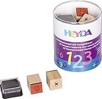 Algopix Similar Product 3 - Stamp set  Numbers   15 wooden motif