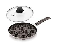 Algopix Similar Product 13 - Non Stick Aluminium Appam Maker Pan 12