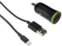 Algopix Similar Product 15 - Car Charger with Lightning to USB Cable