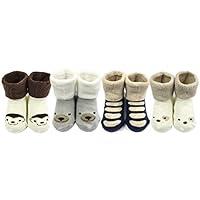 Algopix Similar Product 10 - Wrapables Thick Animal Face Socks for
