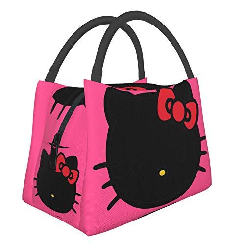 Cute Lunch Box Cartoon Aesthetic Preppy Insulated Lunch Bag Women Preppy  Leakproof Cooler Tote Reusable Lunch Tote Bag Thermal