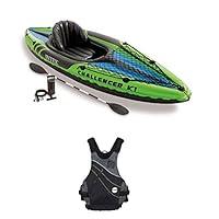 Algopix Similar Product 13 - Intex Inflatable Sporty Kayak Set  NRS