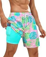 Algopix Similar Product 4 - OlyPegic Mens Swim Trunks Board Shorts