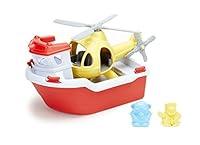 Algopix Similar Product 14 - Green Toys Rescue Boat with Helicopter