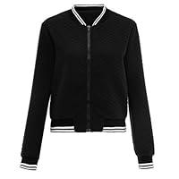 Algopix Similar Product 7 - Gergeos Womens Baseball Jacket Fashion