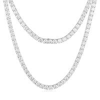 Algopix Similar Product 10 - CACESTONE Moissanite Tennis Necklace