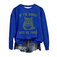 Algopix Similar Product 15 - joysale Womens Sweatshirts If Im Moody