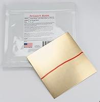 Algopix Similar Product 7 - Yellow Brass 20 Gauge Sheet - 6" x 6"