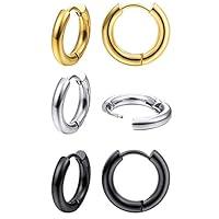 Algopix Similar Product 16 - 20mm Hoop Earrings Hypoallergenic