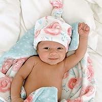 Algopix Similar Product 1 - Rose baby blanket Personalized Baby